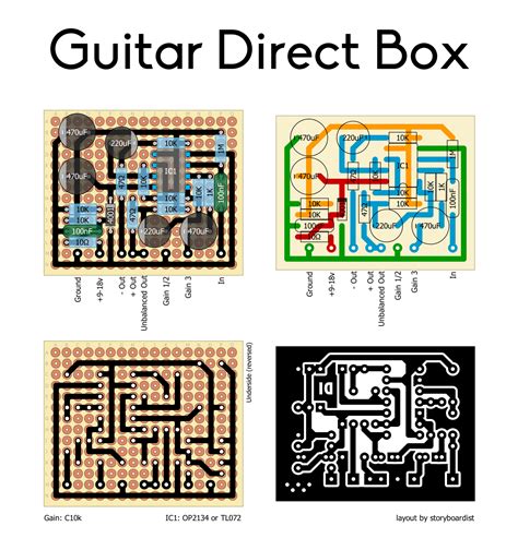 di load box electric guitar signal chain|Passive and Active Direct Boxes : How They Should .